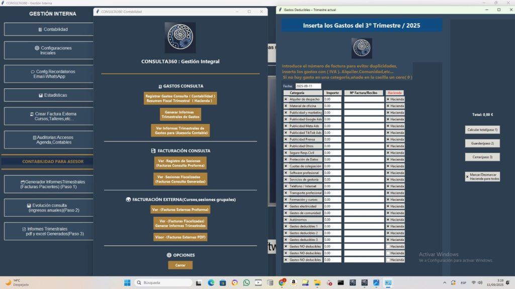Informe gastos digital